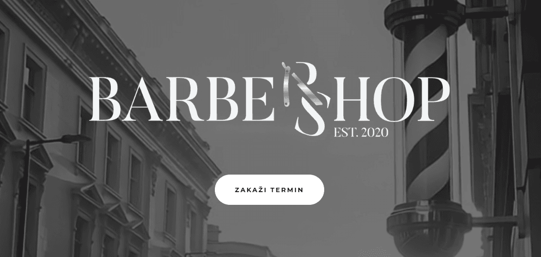 Screenshot projekta RSBARBERSHOP - Sistem za zakazivanje
